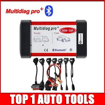

DHL Freeship A Quality Multidiag Pro+Bluetooth with Full set 8pieces car cables +Install Video VD TCS CDP Pro+ for cars trucks