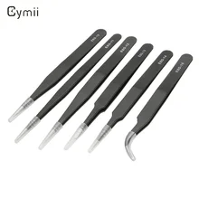 1 шт. ESD безопасный Антистатический пинцет из нержавеющей стали электронный набор инструментов для переделки ремонт и обслуживание часов наборы инструментов для ремонта электронная часть