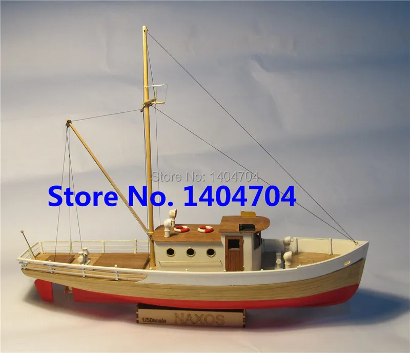 NIDALE Model Free shipping Classics Greece Fishing boat model kit Scale  1:50 NAXOS 1849 fishing-boat wooden SC MODEL - AliExpress