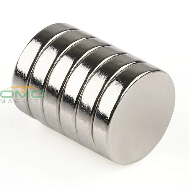 6pcs super magnet n35 grade 22mm x 5mm neodymium magnet sheet rare super strong magnetic sheets