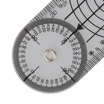 

360 Degree Measuring Tool Spinals Goniometer Protractors Userful Multi-Ruler Goniometer Angle Medical Spinal Ruler Professional