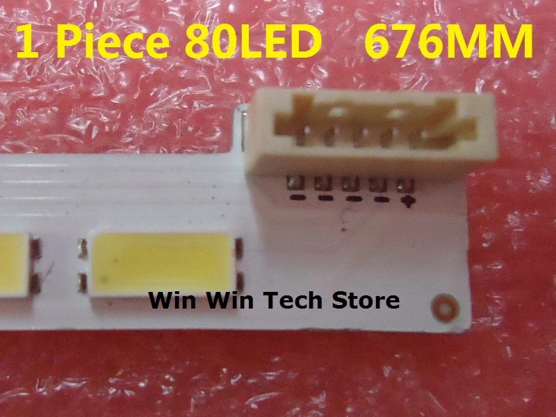 

LJ64-03479A LED strip SLED 2012SGS55 7030L 80 Rev1.0 1 pieces=80LED 676MM 2012SG555