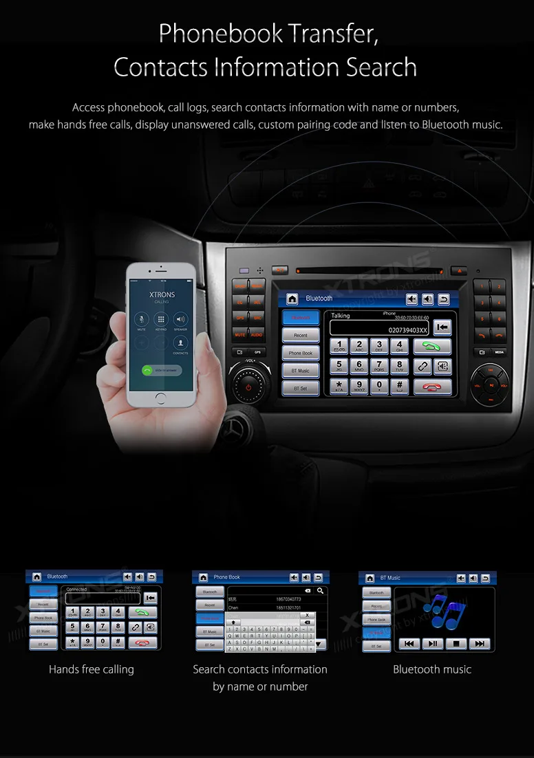 Clearance XTRONS 7 inch Car DVD Player GPS Navigation Screen Mirror for Mercedes Benz Viano & Vito W639 2006-2014/Sprinter W906 2006-2012 10