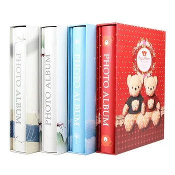 

4D Large 5-inch Intert Family Photo Album 400 piece Craft Cover Paper Scrapbook Photos Storage Box Wedding Photo Collection