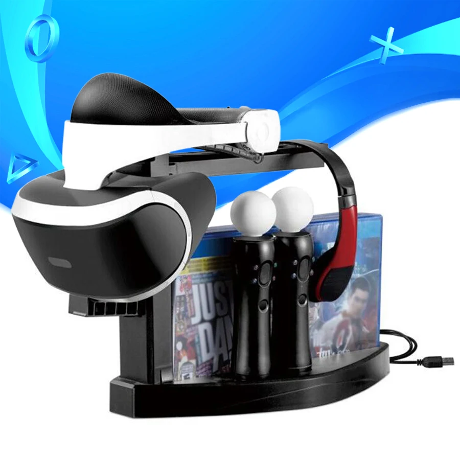 Держатель для хранения PS VR держатель дисков PS4 контроллер перемещения зарядное