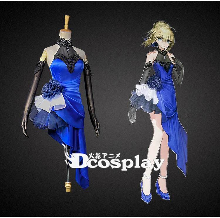 Модные костюмы для косплея по мотивам игры FGO Fate/Extella Saber модное сексуальное