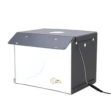 Nowy SANOTO Mini namiot do zdjęć fotografia tło przenośny Softbox LED Light budka foto fold Photo Studio miękkie pudełko