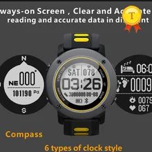 Лучшие продажи профессиональные с GPS спортивные умные уличные спортивные часы наручные часы IP68 Водонепроницаемый плавательный сердечного ритма smartband