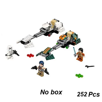 

252Pcs Star War Rebels Ezra's Speeder Bike Building Block Toys Enlighten 10369 Figure Gift For Children Compatible with 75090