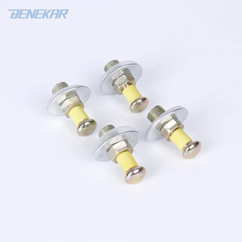

Benekar 4Pcs/set Door Latch Striker Pin For AUDI VW Scirocco Jetta Golf MK2 Passat B3 B4