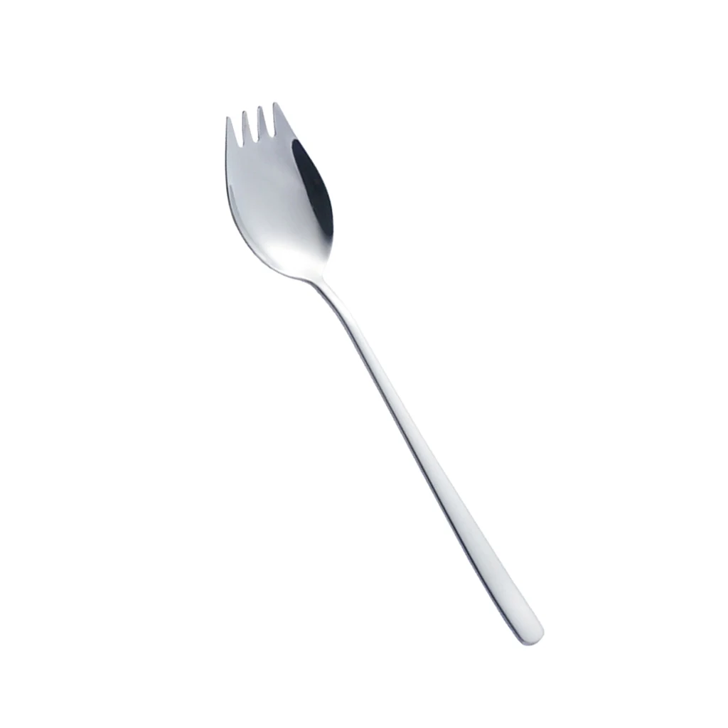 Camping Hiking Travel Utensil Spork Travel Gadget Spoon Cutlery Stainless Steel Flatware