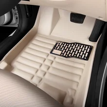Esteras del piso del coche para el foco, estera del coche negro gris marrón amarillento
