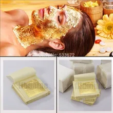 50sheets 4 33 4 3cm Gold Foil Mask Sheet Spa 24K Gold Face Mask Beauty Salon