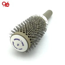 45 мм керамическая железная радиальная круглая расческа для волос, Парикмахерская щетка для укладки волос