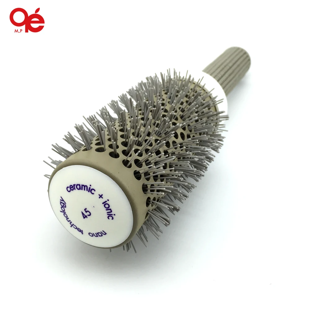 

45mm Ceramic Iron Radial Round Comb Hair Dressing Brush Salon Styling Barrel