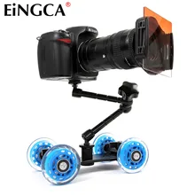 Mini Desktop Camera Rail Car Table Dolly Video font b Slider b font font b Track