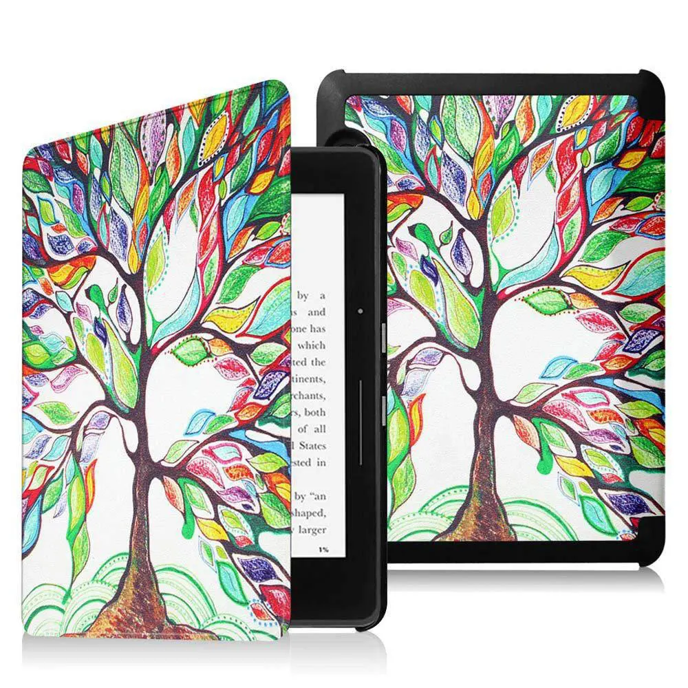 

1Pc Slim Faux Leather Folio Flip Case Protective Shell Skin Cover Case For Amazon Kindle Paperwhite 1/2/3 6 Inch 2019