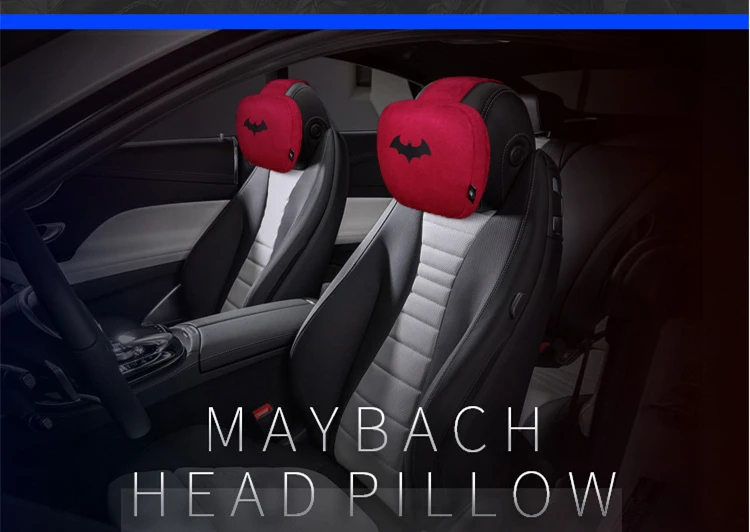 marvel cartoon maybach car headrest pillow for the neck pillows batman for chairs in the car seat pillow soft auto accessories