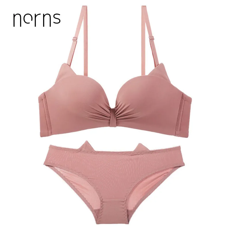 Norns-women-s-sexy-underwear-High-Quality-Velvet-Comfortable-1-2-Cup-lace-lingerie-set-Tassels