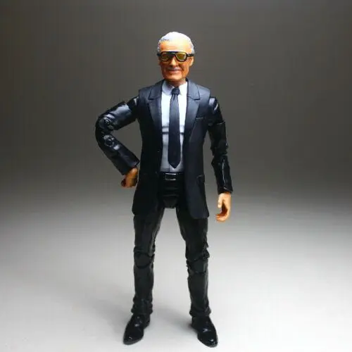 Stan Lee Action Figure Head /& Glasses /& Body /& Base 1//12 1:12 Moedl Doll Status