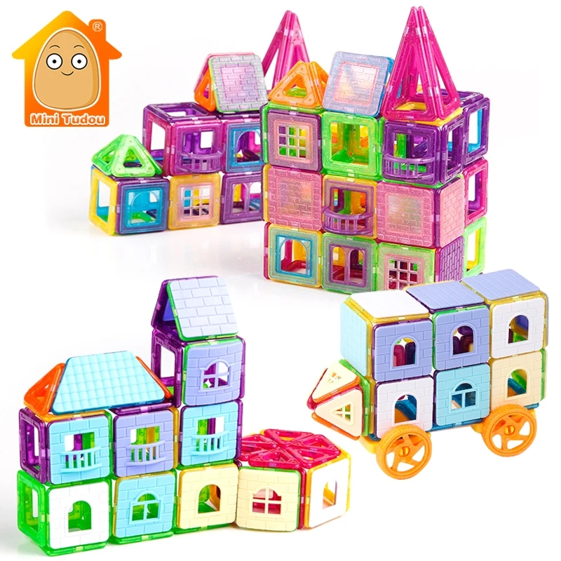 magnetic square building blocks