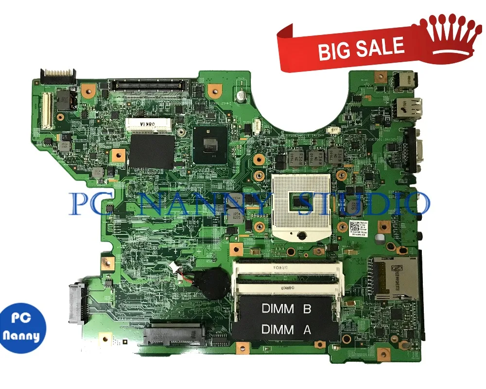 

PCNANNY 0GY40F GY40F for Dell Latitude E5510 laptop motherboard 48.4EQ05.011 DDR3 tested