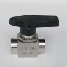 1/2 ''женский с резьбой нержавеющая сталь Сталь мини шаровой клапан SS304