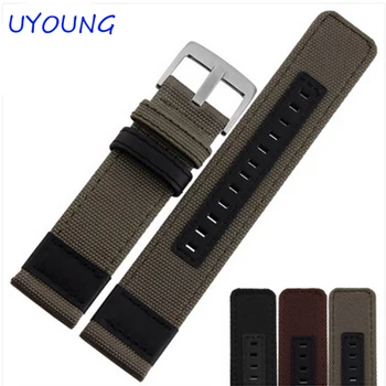 

22mm 24mm quality watch strap accessories Canvas watchband replace j-e-e-p JP612 JP15201 JPC312 24mm Man's watchband