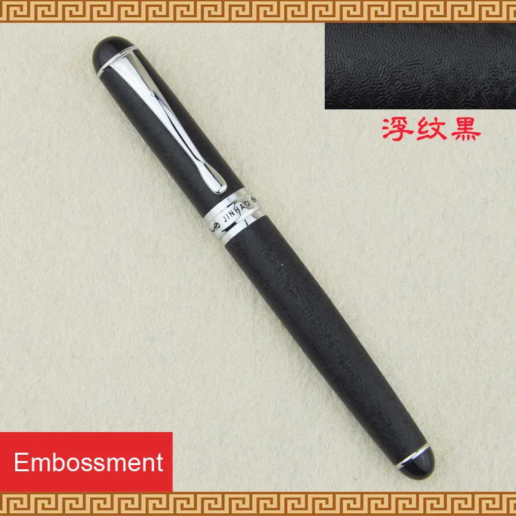 Jinhao X750 классический стиль серебряный зажим металлическая авторучка 0,5 мм перо стальные чернила ручки для подарка офисные принадлежности Школьные принадлежности - Цвет: 9