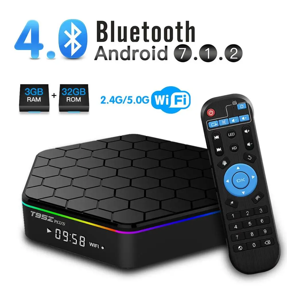Android Smart TV Box T95Z Plus amlogic S912 2G/16G умные телеприставки Full HD 4K 3D Wifi 2,4G/5G медиаплеер Qcta Core TV Box|ТВ-приставки и медиаплееры| | АлиЭкспресс