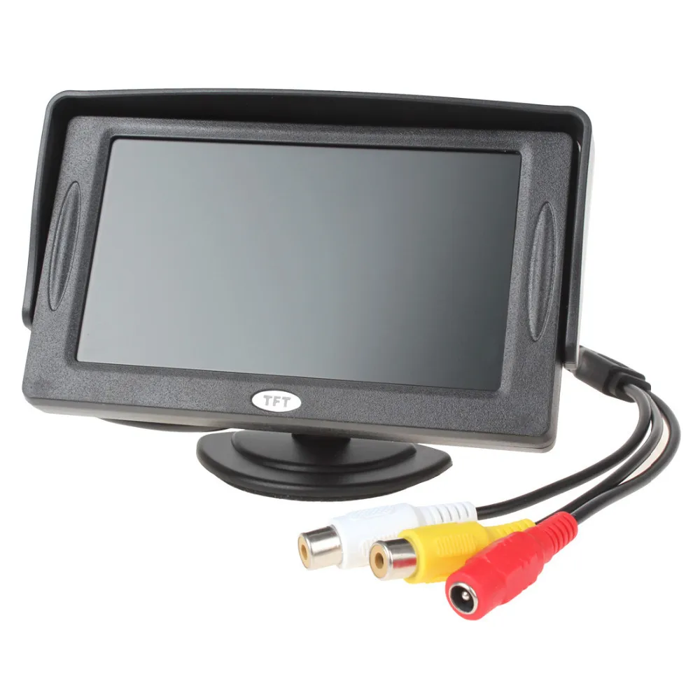 4.3 Inch TFT LCD Screen Car Monitor 800*480 Packing Backup Accessories