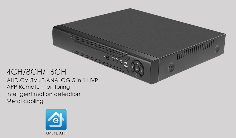 4CH/8CH/16CH AHD-NH AHDNH DVR AHD-M DVR/1080N TVI CVI AHD DVR 5 в 1 HDMI выход 4CH аудио в для AHD AHDH CCTV камера