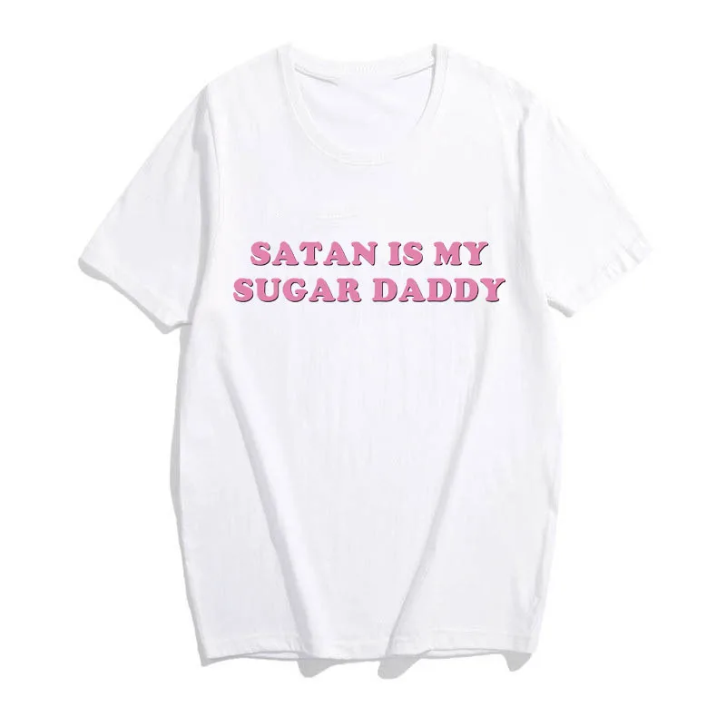 

women clothes tee shirt femme Harajuku Aesthetics T-shirt Fun Graphic Print Short Sleeve Top & Fashion Casual Oversized T-Shirt