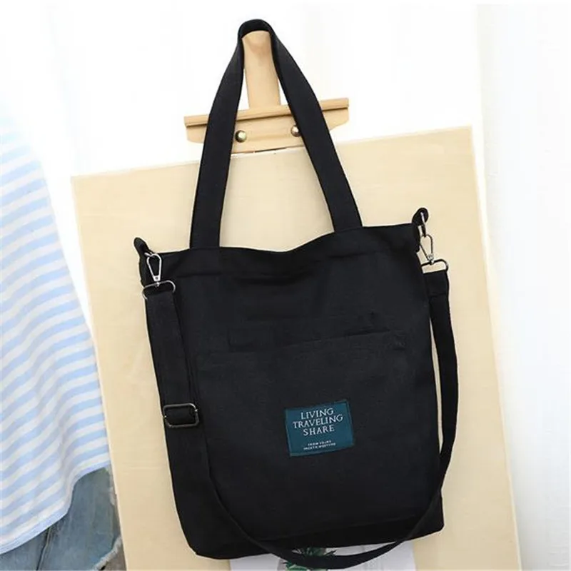

Casual Large-capacity Diagonal Shoulder Bag Canvas Bag Women's Fashion Shopping Bag Girls Shopping Bags