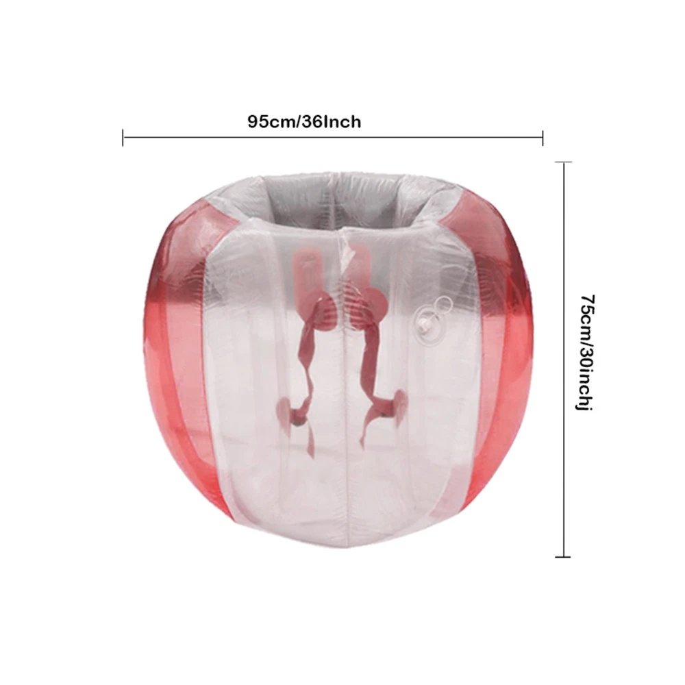 36 дюймов надувной Зорб мяч открытый парк Игра надувной бампер мяч надувной пузырь буферный мяч игрушки для детей - Цвет: 1pcs red