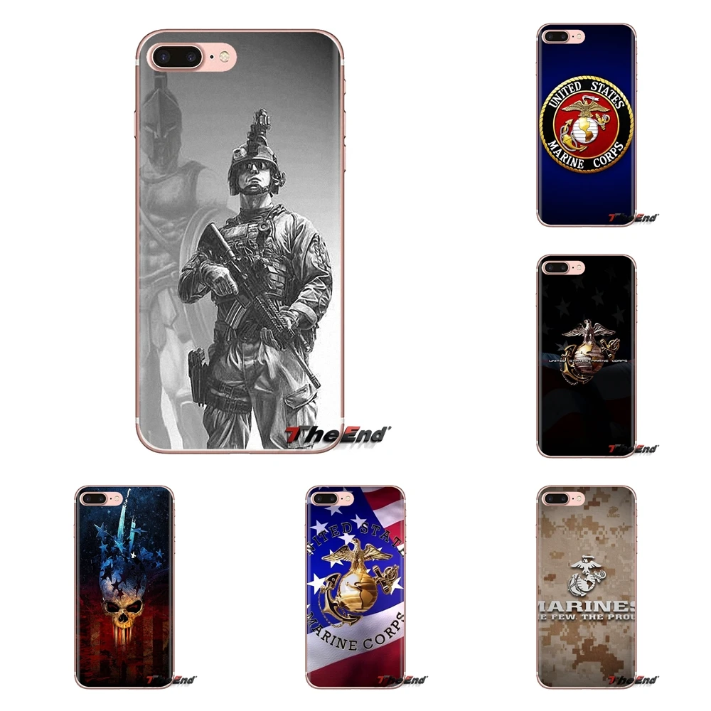 Для Huawei G7 G8 P7 P8 P9 P10 P20 P30 Lite Mini Pro P Smart Plus 2017 2018 2019 чехлы для телефонов Eagle US USMC Marines Veteran