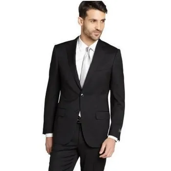 

Hot New Sale Wedding Suits For Men Notched Lapel Grooms Tuxedos Two Piece Mens Slim Fit Button Groomsmen Suit (jacket+pants)