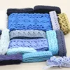 20 yards Blue and white series random delivery of high-quality cotton lace mix color home costume  DIY materials ► Photo 1/4