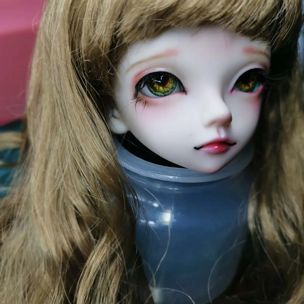Круглая акриловая кукла bjd имитирующая глаза оранжевого и зеленого цвета 1/4 1/3 1/6