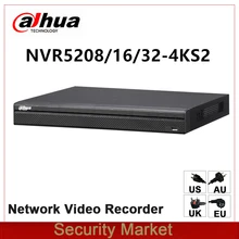 dahua английская версия NVR5208-4KS2 NVR5216-4KS2 NVR5232-4KS2 8/16/32 канала 1U 4K и H.265 Pro Сетевой Видео Регистраторы