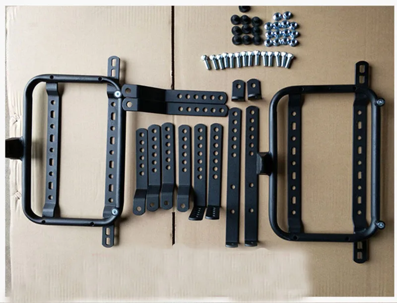 Сильный универсальный перевозчик мотоцикла боковые задние багажные ящики Чехлы Монтажные Стойки кронштейны