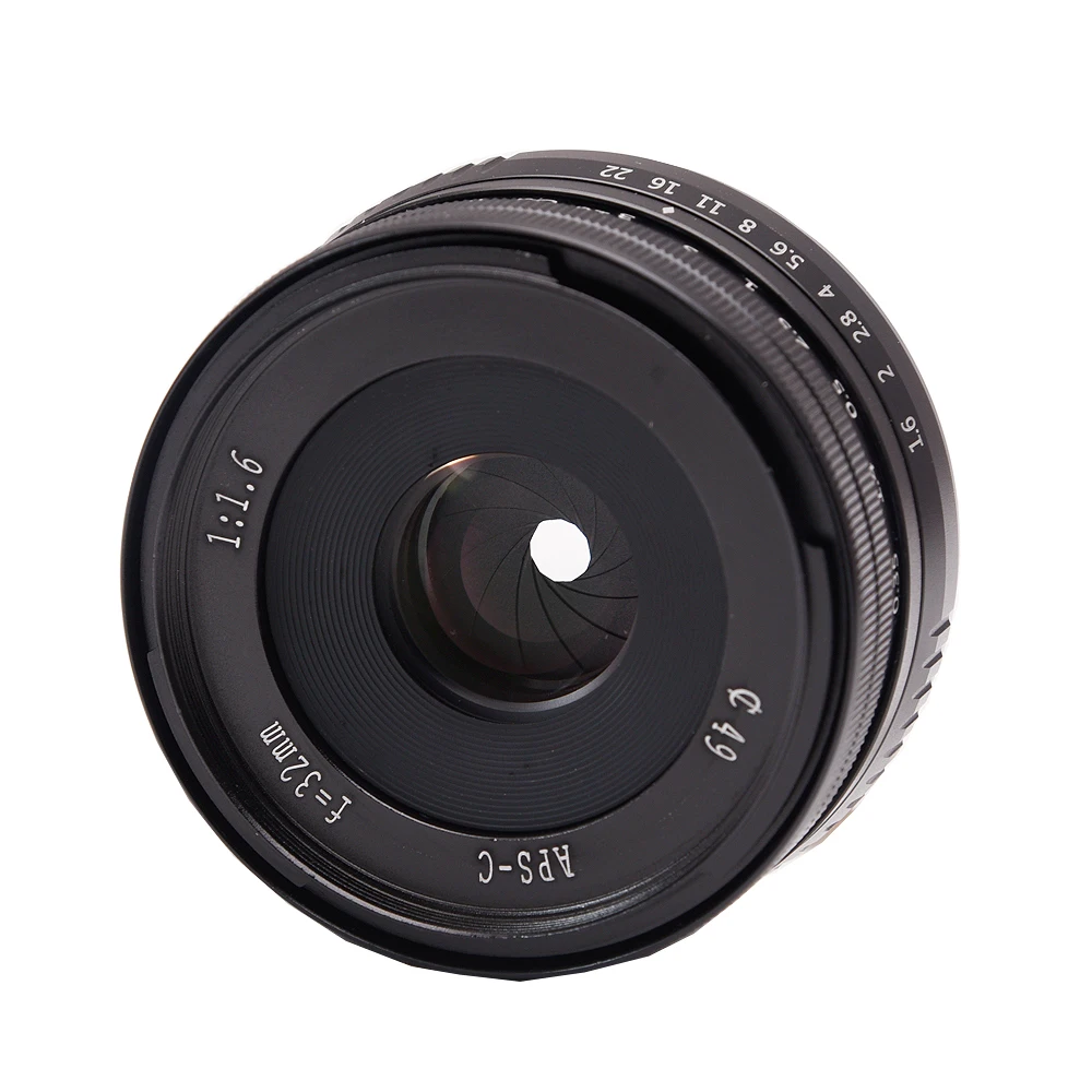 32 мм F 1,6 F/1,6 Prime APS-C алюминиевые ручные линзы для sony E Mount NEX 33 N 55 T 5R 67 A7 A5000 A5100 A6000 беззеркальные камеры