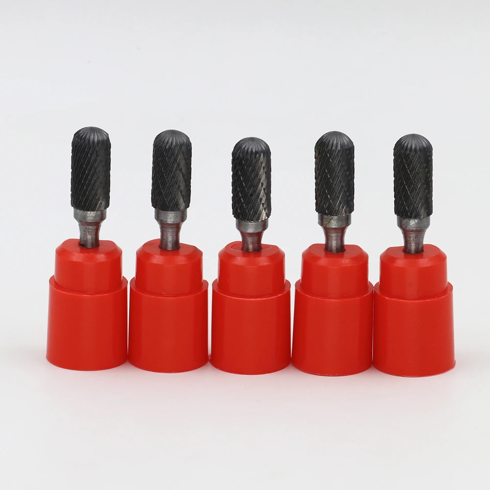 

5 / set Head 12mm,Cylindrical Ball,carbide rotary burrs, rotary burrs, deburring with rasp, carbide burrs CX1225M06