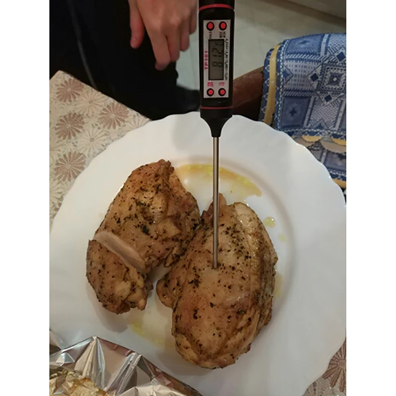 Электронный цифровой термометр инструменты гидрометр для мяса еды зонд кухонный