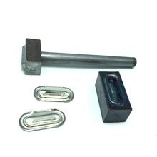 1 дюйм(25 мм) овальный втулка инструмент, Овальный инструмент для глаз, втулка устройство для установки петли, овальные Инструменты для настройки ушей