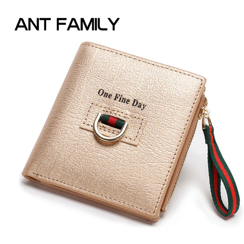 

Genuine Leather Women Wallets Small Purse purse for coins Real Leather Short Wallet Zippers Female Brand Wallet Slim Coin Purse