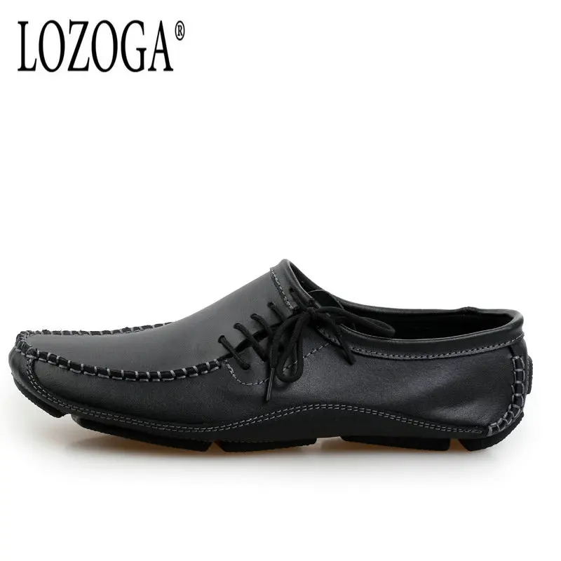 38 Mocassins Pour Hommes Conduite Masculino Noir Automne En Lozoga Cuir Nouveau Taille L'été De 47 Grande Chaussures Sapato Vache Casual BTTqz78w