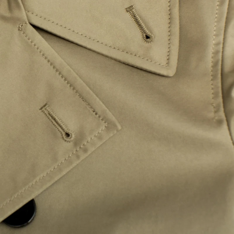 CHAOJUE Extra Long Coat Trench Mens Slim England Trench Coats Male Big Size 6XL Pea Coat Gentleman Top Jackets As Gift