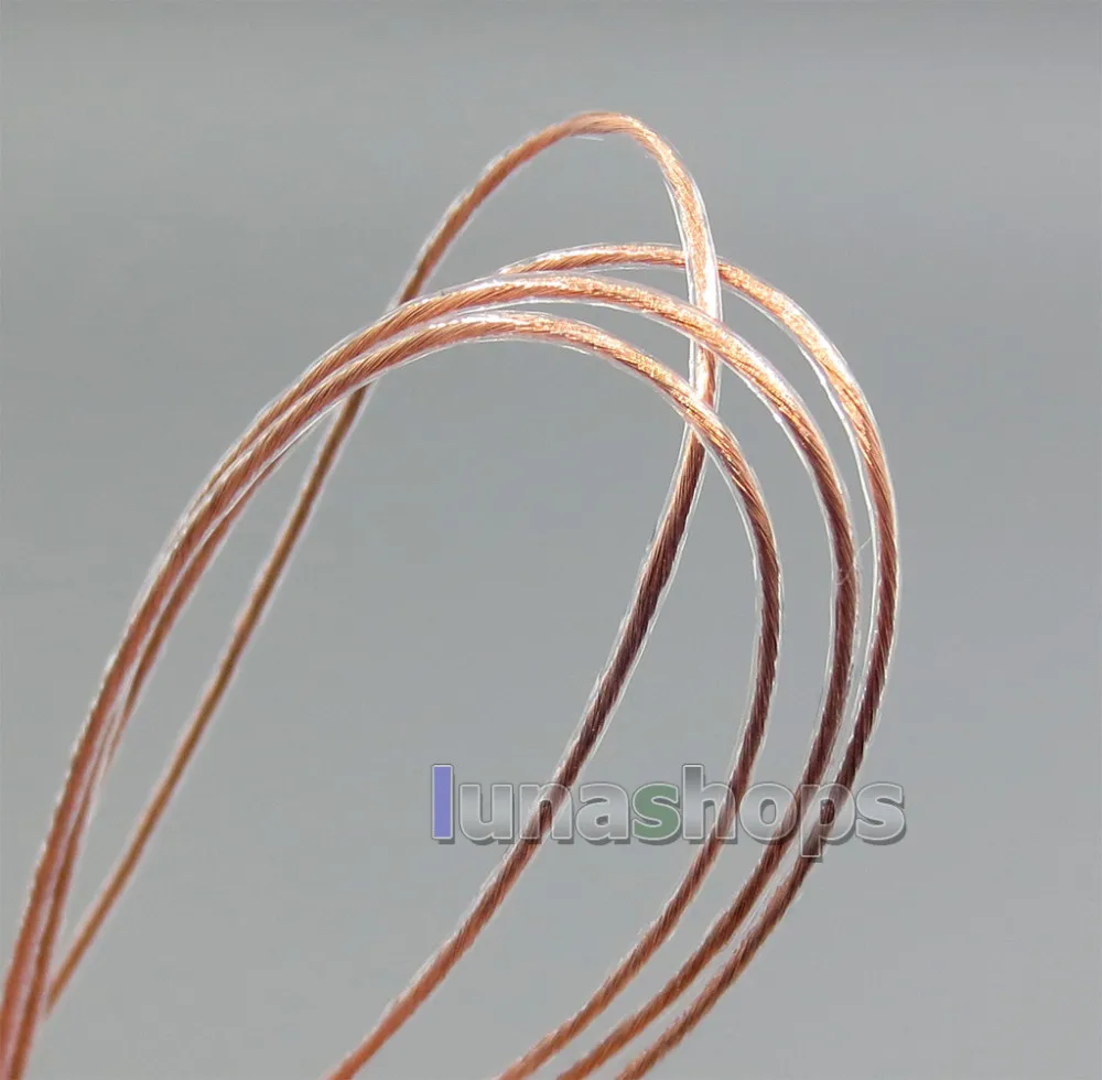 5 м 26AWG Ag99.9% Acrolink чистый 7N OCC медный сигнал тефло кормовой провод кабель 65/0. 05 мм2 диаметр: 0,85 мм для DIY LN005193