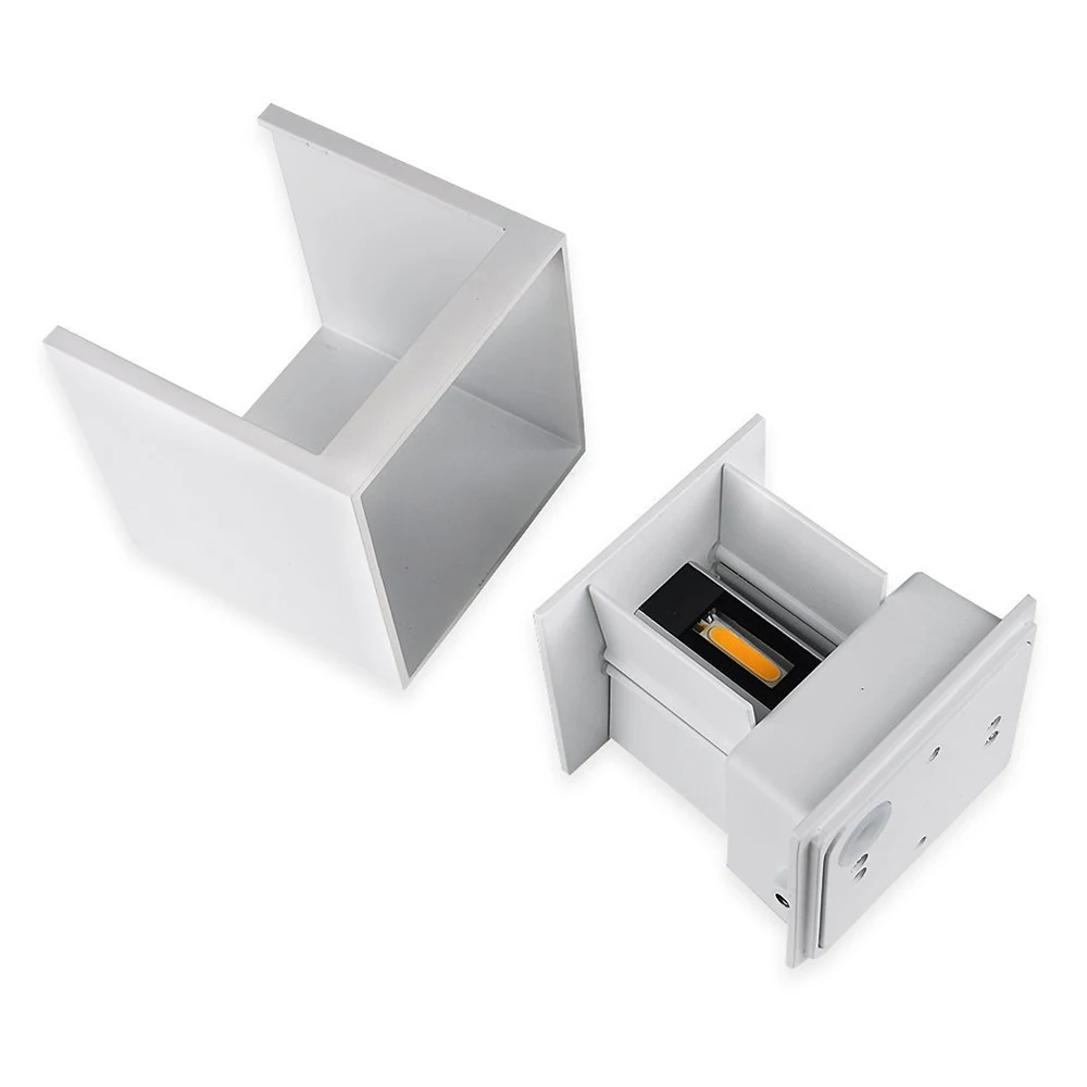 Dimmable IP65 Waterproof 12W Outdoor Led Wall Lamp Modern Aluminum